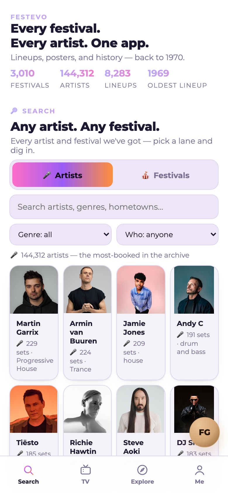 FestEvo on Android